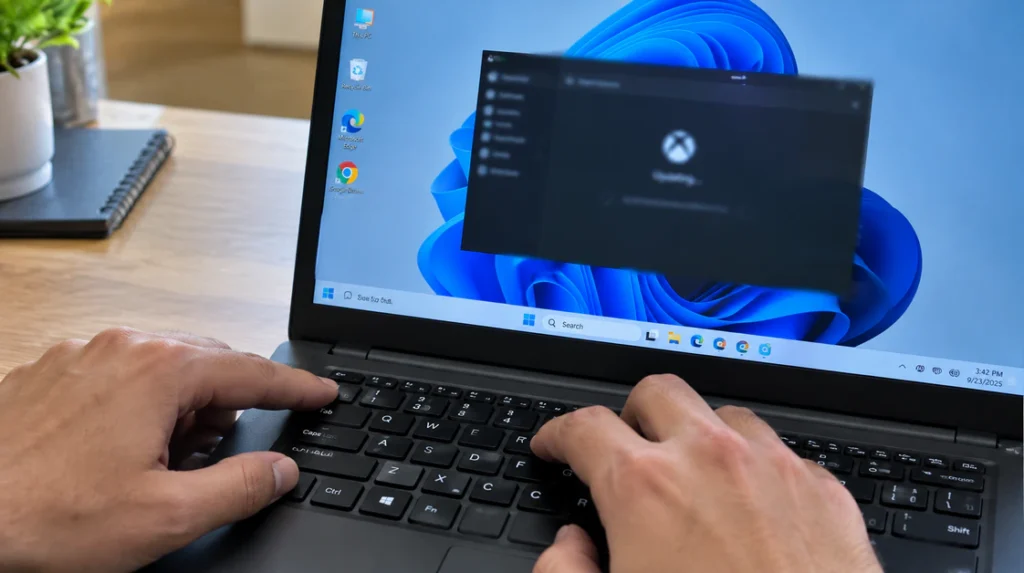 Pressing Ctrl+Shift+Esc to check if Xbox app or screen is frozen